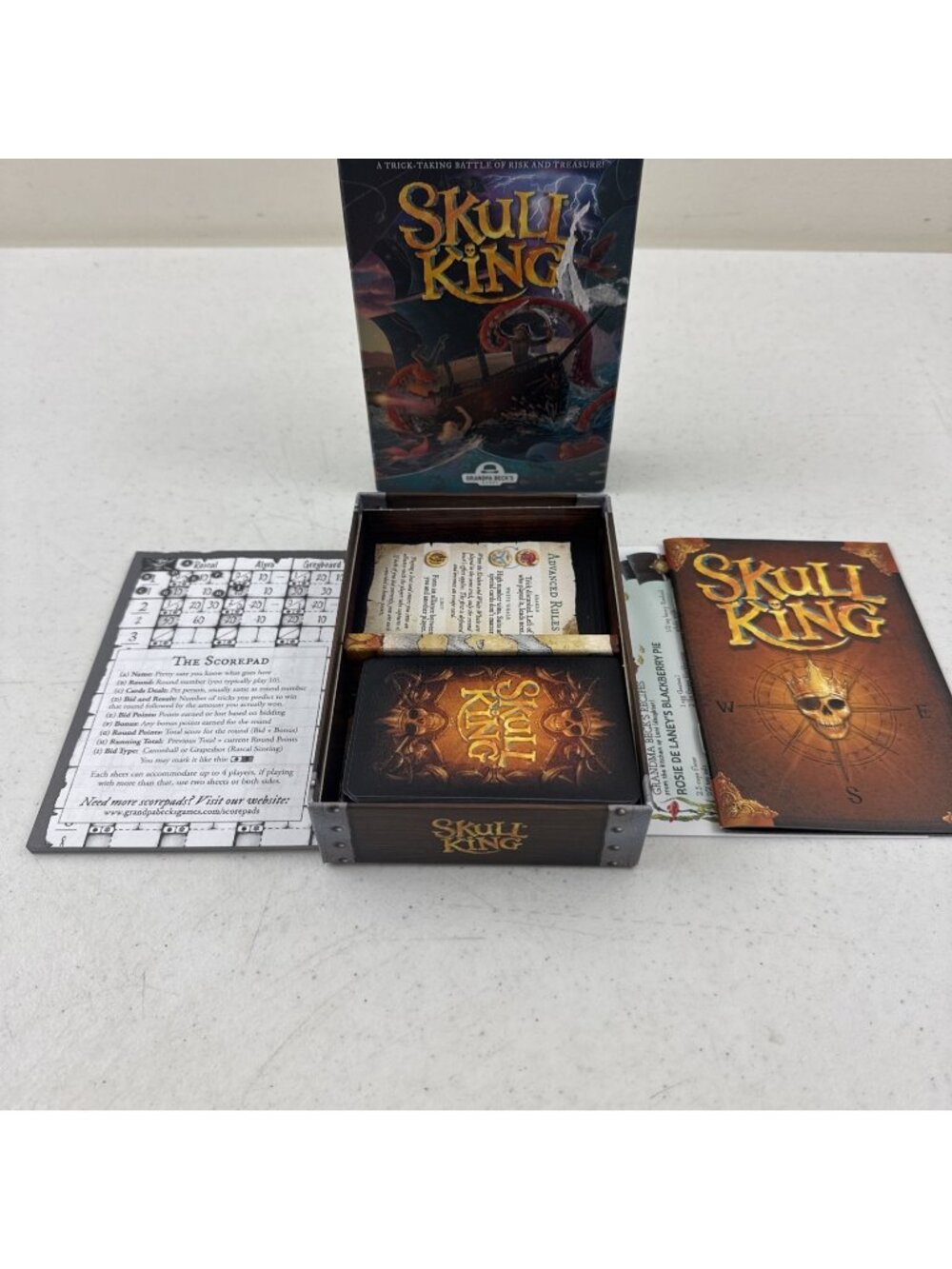 Skull King Card Game Grandpa Beck's Games complete